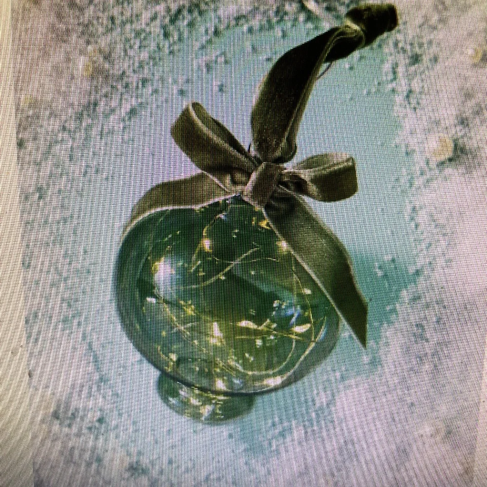 ❤️ ANTHROPOLOGIE STELLAR GLASS LIGHT UP ORNAMENT GREEN NEW